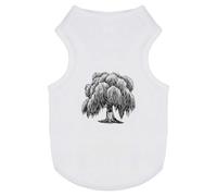 Azeeda 'Old Willow Tree' Pet Dog/Cat T-Shirt, M (PT00168286)