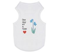 Azeeda 'One Day At A Time' Pet Dog/Cat T-Shirt, M (PT00152602)