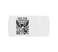 Azeeda 'One for Sorrow' Pill Box with Tablet Splitter (PI00044638)
