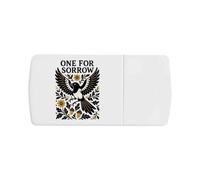 Azeeda 'One for Sorrow' Pill Box with Tablet Splitter (PI00044639)