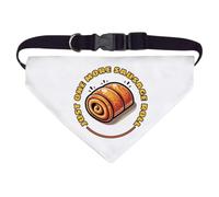 Azeeda 'One More Sausage Roll' Pet Bandana - White, L (PD00086382)