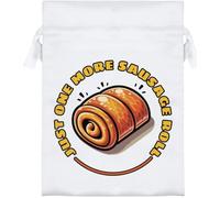 Azeeda 'One More Sausage Roll' Satin Gift Bag - 18cm (SB00161373)
