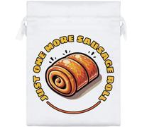 Azeeda 'One More Sausage Roll' Satin Gift Bag - 20cm (SB00161374)