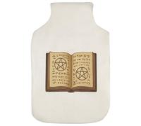 Azeeda 'Open Ancient Spell Book with Mystic Symbols' Hot Water Bottle Cover (HW00045086)