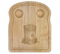 Azeeda 'Open Trash Bin' Wooden Breakfast Board (WB00101259)