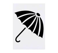 Azeeda 'Open Umbrella Silhouette' Temporary Tattoo - Water Resistant, Skin-Safe, Non-Toxic Transfer (TO00103415)