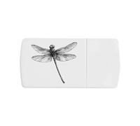 Azeeda 'Open Winged Dragonfly' Pill Box with Splitter (PI00045302)