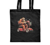 Azeeda 'Orang Utan On Mobility Scooter' Classic Black Tote Shopper Bag (ZB00023326)
