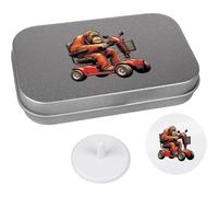 Azeeda 'Orang Utan On Mobility Scooter' Golf Markers Gift Set (GO00078719)