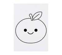 Azeeda 'Ori the Orange' Temporary Tattoo - A6 (TO00096359)