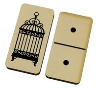 Azeeda 'Ornate Birdcage' Domino Set & Box (DM00051813)
