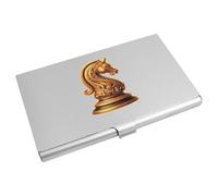 Azeeda 'Ornate Knight Chess Piece' Business Card Holder/Credit Card Wallet (CH00049337)