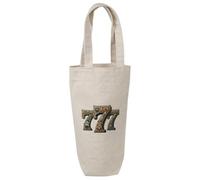 Azeeda 'Ornate Lucky Sevens' Cotton Wine Bottle Gift/Travel Bag (BL00046676)