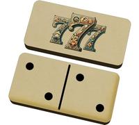 Azeeda 'Ornate Lucky Sevens' Domino Set & Box (DM00054117)