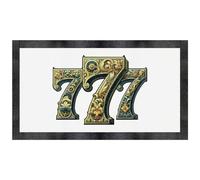 Azeeda 'Ornate Lucky Sevens' Pet Feeding Mat (PM00034975)