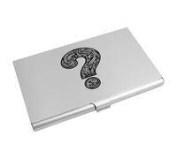Azeeda 'Ornate Question Mark' Metal Business Card Holder (CH00057105)
