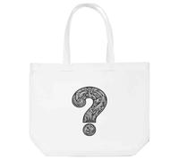 Azeeda 'Ornate Question Mark' Tote Shopping Bag For Life (BG00093055)