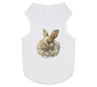 Azeeda 'Ornate Renaissance Rabbit' Pet Dog/Cat T-Shirt, XS (PT00183156)