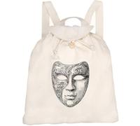 Azeeda 'Ornate Venetian Masquerade Mask' Canvas Rucksack/Backpack (RK00046282)