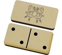 Azeeda 'Pair of Ballerinas' Domino Set & Box (DM00057655)