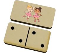 Azeeda 'Pair of Ballerinas' Domino Set & Box (DM00057656)