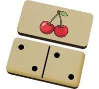 Azeeda 'Pair of Cherries' Domino Set & Box (DM00054949)