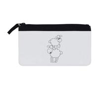 Azeeda 'Pair of Cute Sheep' Pencil Case (PC00054686)