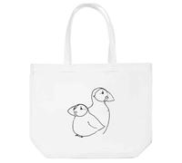 Azeeda 'Pair Of Puffins' Tote Shopping Bag For Life (BG00004512)
