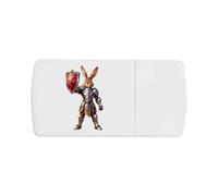 Azeeda 'Paladin Rabbit' Pill Box with Splitter (PI00045173)