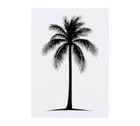 Azeeda 'Palm Tree Silhouette' Temporary Tattoo - Water Resistant, Skin-Safe, Non-Toxic Transfer (TO00081681)