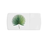Azeeda 'Palmetto Leaf' Pill Box with Tablet Splitter (PI00043715)