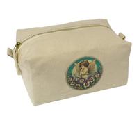 Azeeda 'Pansy Garden Fairy' Canvas Wash Bag/Makeup Case (CS00046038)