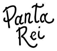 Azeeda 'Panta Rei Handlettering' Reusable Stencil - Durable Decorative Template for Painting and Spraying on Walls, Tiles, Wood, Fabric & Craft Projects - S (A6) (WS00071510)