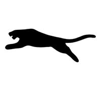 Azeeda 'Panther Leap' Wall Stencil - XXL (A2) (WS00031901)