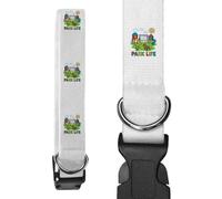 Azeeda 'Park Life' Dog Collar - White, L (PR00087718)