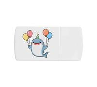 Azeeda 'Party Shark' Pill Box with Splitter (PI00042235)