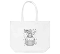 Azeeda 'Party Time' Tote Shopping Bag For Life (BG00086583)