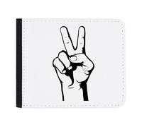 Azeeda 'Peace Hand Sign' Wallet (WL00028872)