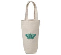 Azeeda 'Peace Moth' Cotton Wine Bottle Gift/Travel Bag (BL00050976)
