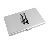 Azeeda 'Peace Sign Hand Gesture' Business Card Holder/Credit Card Wallet (CH00044580)
