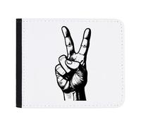 Azeeda 'Peace Sign Hand Gesture' Wallet (WL00027138)