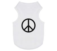 Azeeda 'Peace Symbol' Pet Dog/Cat T-Shirt, M (PT00185074)
