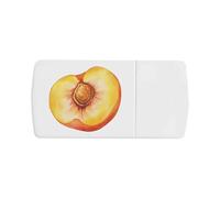 Azeeda 'Peach Slice' Pill Box with Tablet Splitter (PI00042933)