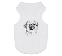 Azeeda 'Pekingese Portrait' Pet Dog/Cat T-Shirt, M (PT00155962)