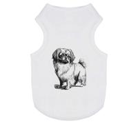 Azeeda 'Pekingese Standing' Pet Dog/Cat T-Shirt, L (PT00152715)