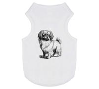 Azeeda 'Pekingese Standing' Pet Dog/Cat T-Shirt, M (PT00152714)