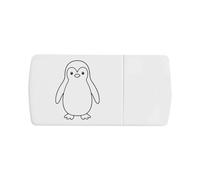 Azeeda 'Penguin' Pill Box with Splitter (PI00045381)