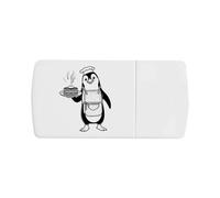 Azeeda 'Penguin with Pancakes' Pill Box with Splitter (PI00046110)