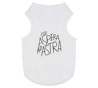 Azeeda 'Per Aspera ad Astra Motivational Text' Pet Dog/Cat T-Shirt, M (PT00170794)