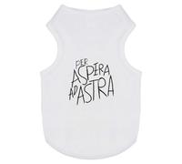 Azeeda 'Per Aspera ad Astra Motivational Text' Pet Dog/Cat T-Shirt, S (PT00170793)